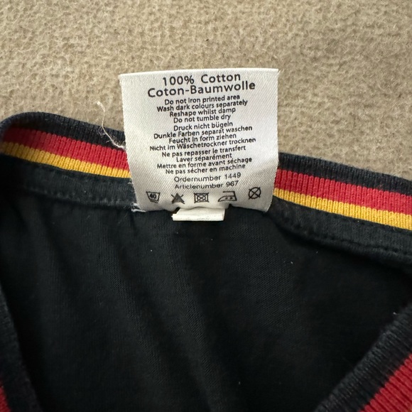 German National Team Mens Small Soccer
T Shirt - Picture 3 of 7